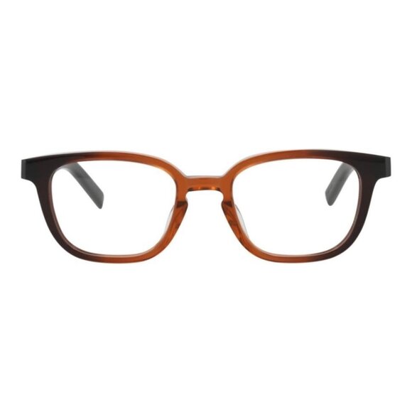 New Authentic Berluti Mens Square/Rectangle Orange Black Transparent Fashion Des - Picture 1 of 4